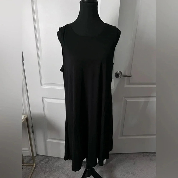 NWT | Amazon Essentials | Black Swing Tank Dress | Size L - Picture 2 of 8